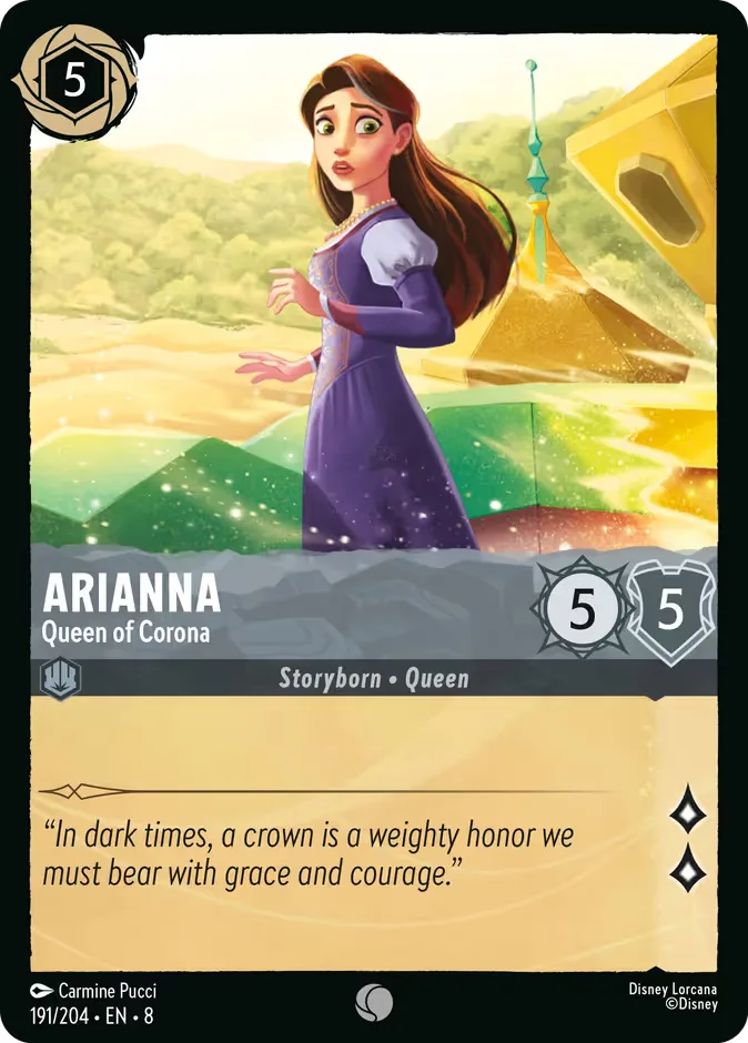 Arianna #191 Reign of Jafar Disney Lorcana card