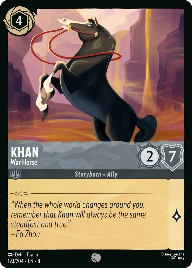 Khan #193 Reign of Jafar Disney Lorcana card