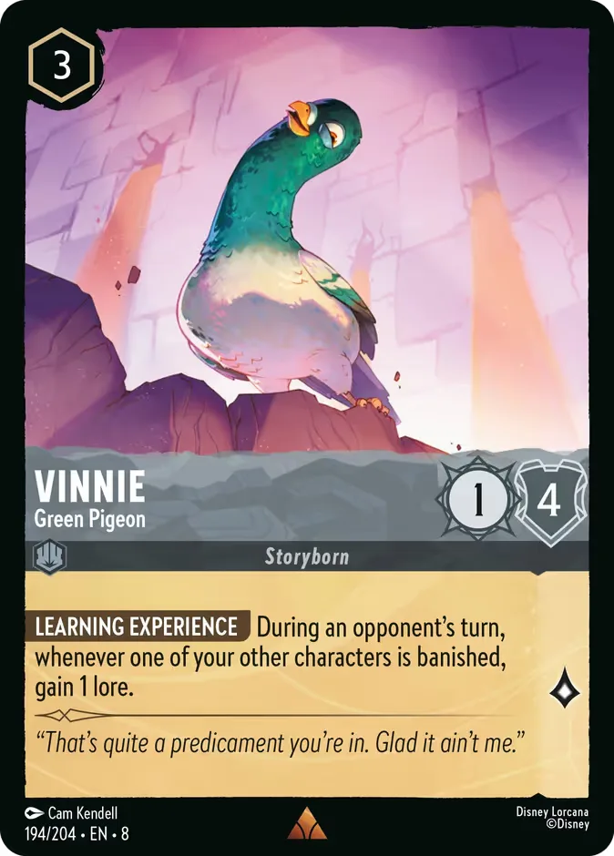 Vinnie #194 Reign of Jafar Disney Lorcana card