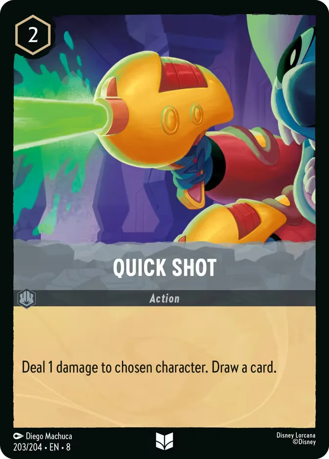 Quick Shot #203 Reign of Jafar Disney Lorcana card
