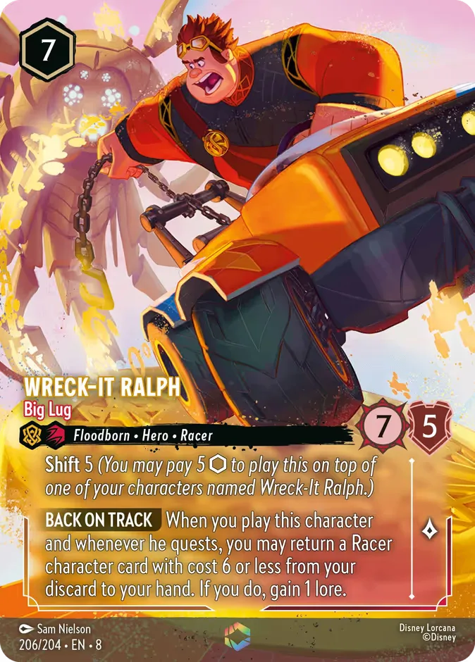 Wreck-It Ralph #206 Reign of Jafar Disney Lorcana card
