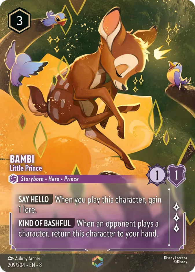 Bambi #209 Reign of Jafar Disney Lorcana card