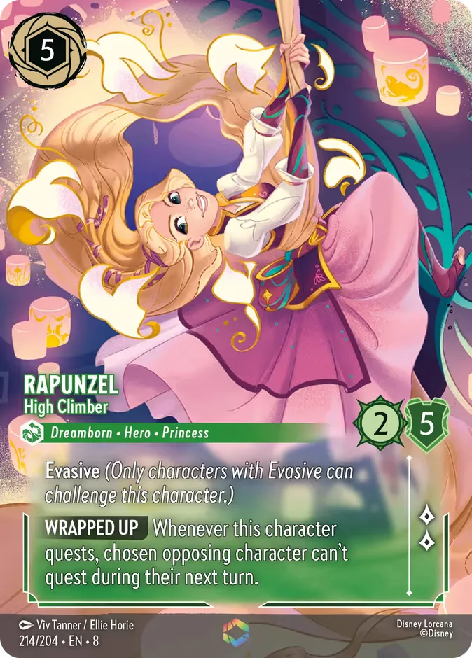 Rapunzel #214 Reign of Jafar Disney Lorcana card