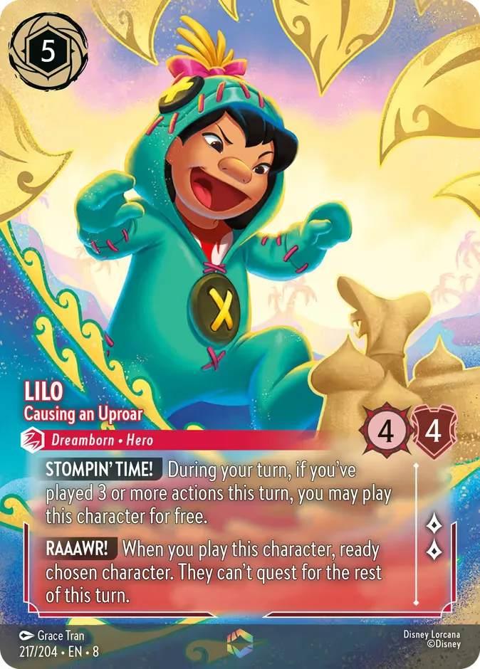 Lilo #217 Reign of Jafar Disney Lorcana card