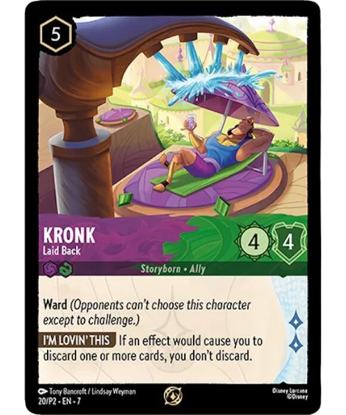 Kronk #20 Promo Set 2 Disney Lorcana card