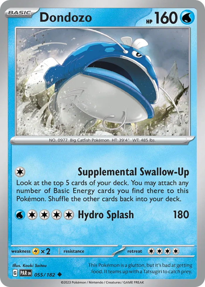 Dondozo #55 Paradox Rift Pokemon card