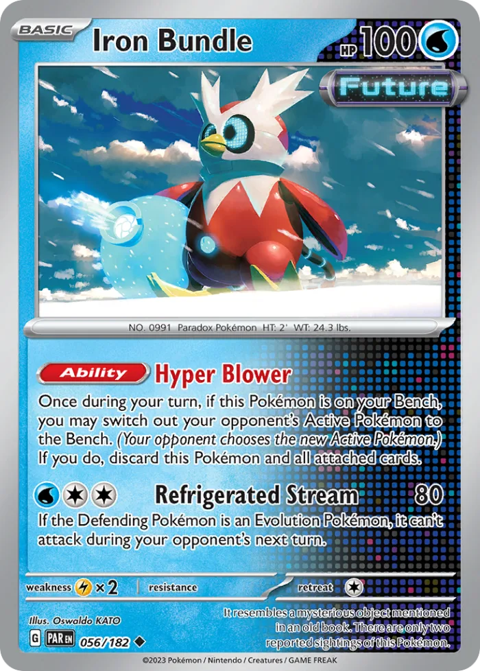 Iron Bundle #56 Paradox Rift Pokemon card