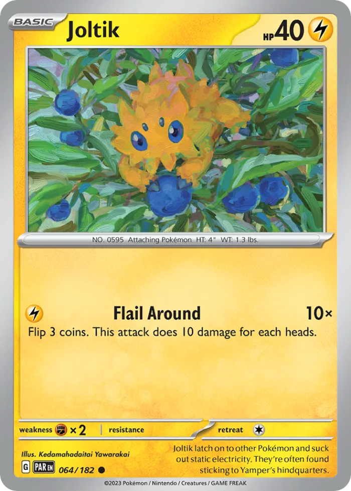 Joltik #64 Paradox Rift Pokemon card