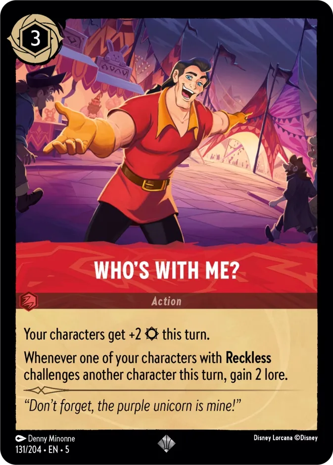 Who's With Me? #131 Shimmering Skies Disney Lorcana card