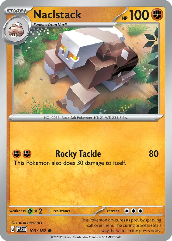 Naclstack #103 Paradox Rift Pokemon card