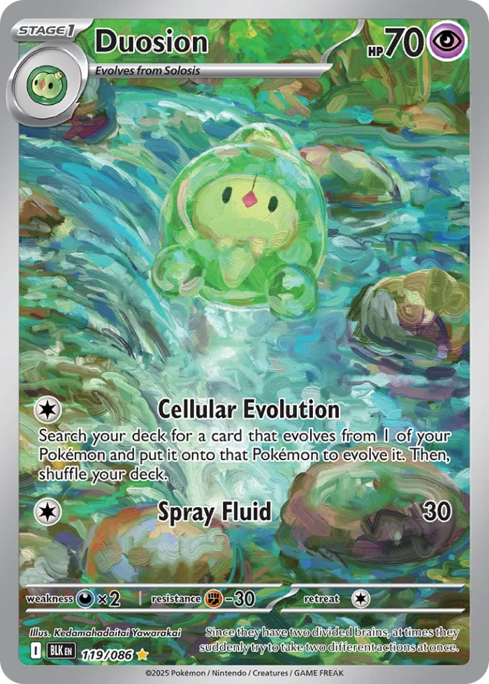 Duosion #119 Black Bolt Pokemon card