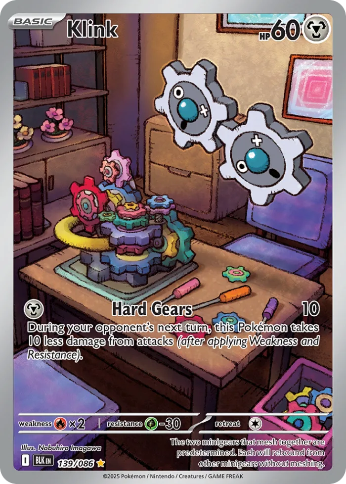 Klink #139 Black Bolt Pokemon card