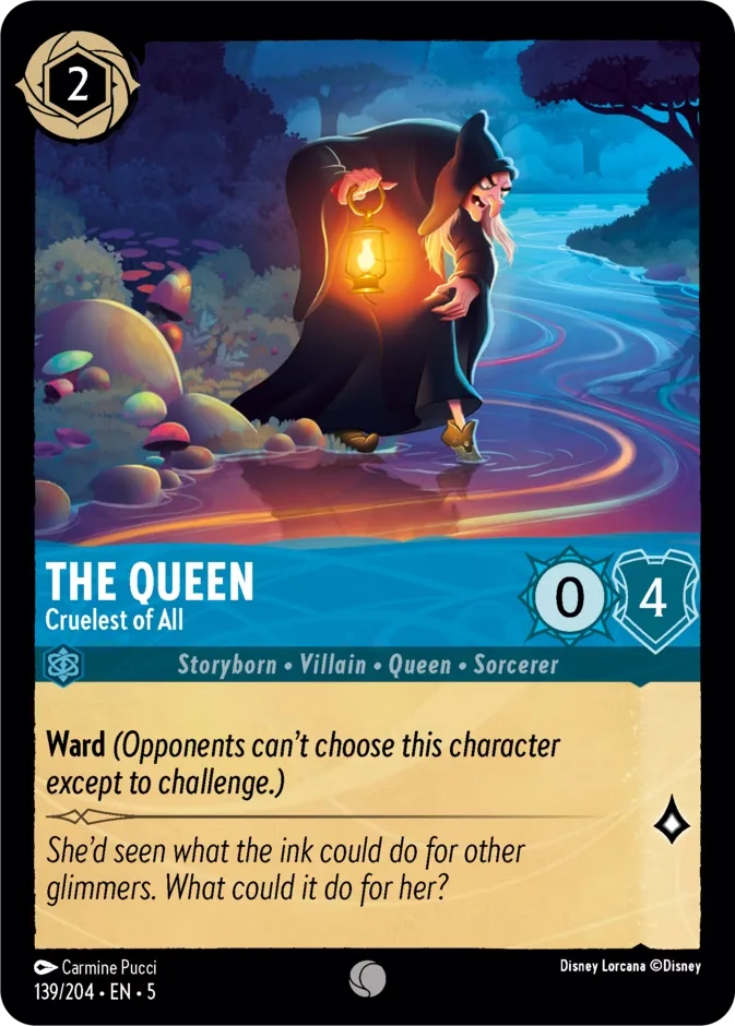 The Queen #139 Shimmering Skies Disney Lorcana card