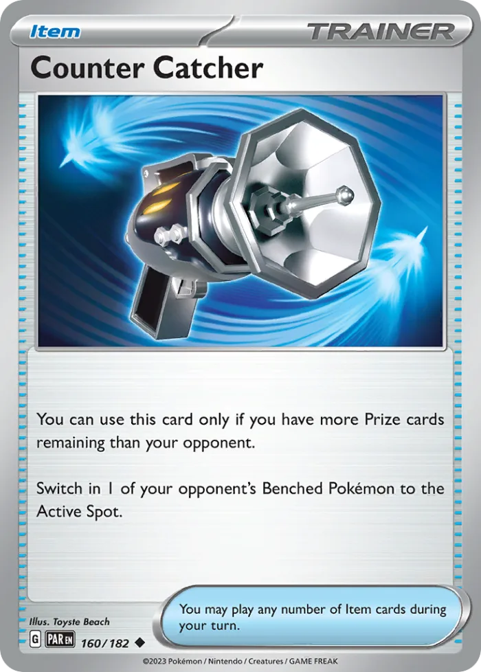 Counter Catcher #160 Paradox Rift Pokemon card