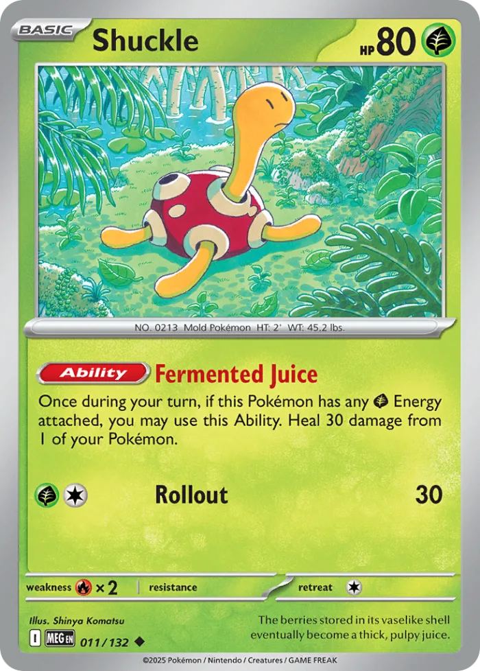 Shuckle #11 Mega Evolution Pokemon card