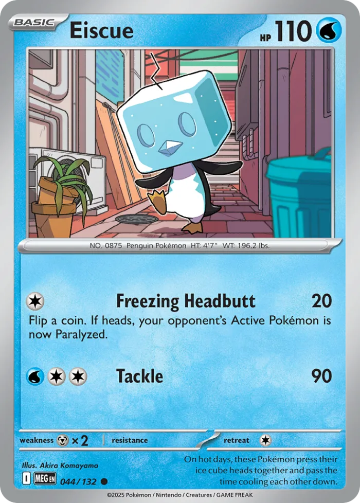 Eiscue #44 Mega Evolution Pokemon card