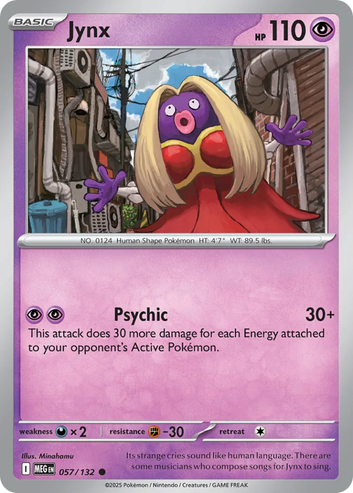 Jynx #57 Mega Evolution Pokemon card