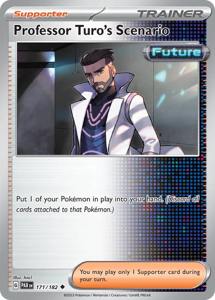 Professor Turo's Scenario #171 Paradox Rift Pokemon card