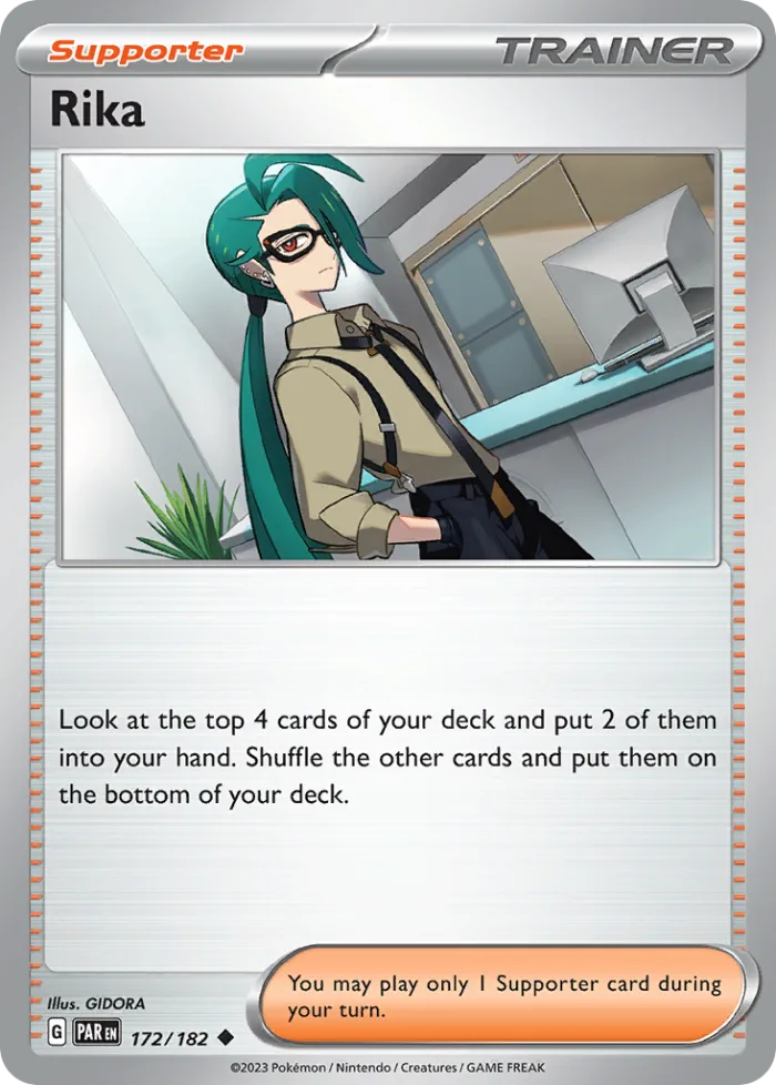 Rika #172 Paradox Rift Pokemon card