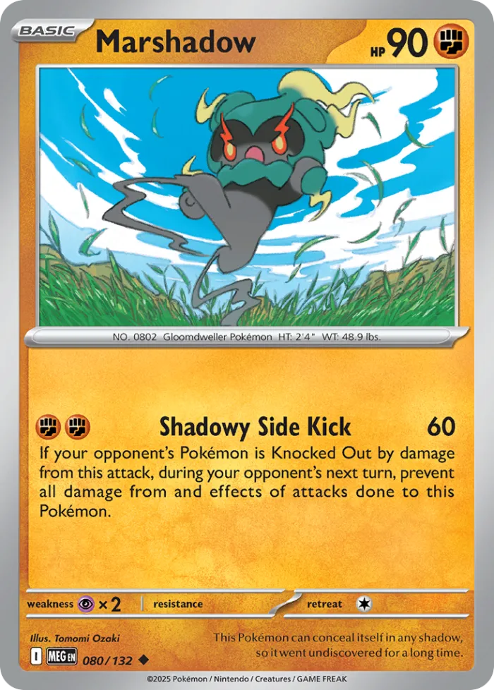 Marshadow #80 Mega Evolution Pokemon card