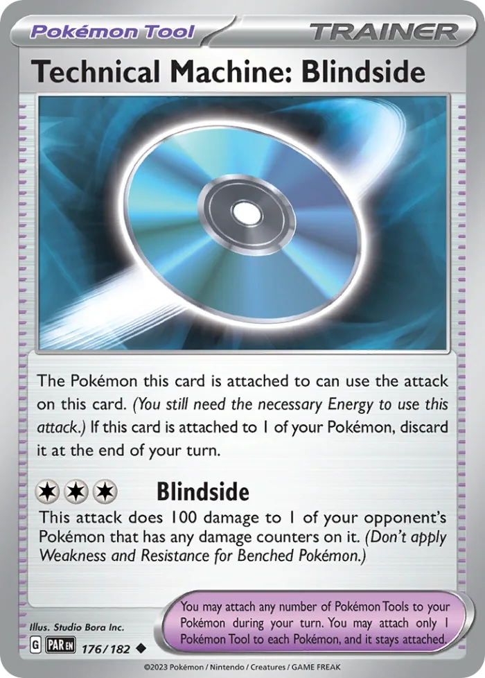 Technical Machine: Blindside #176 Paradox Rift Pokemon card