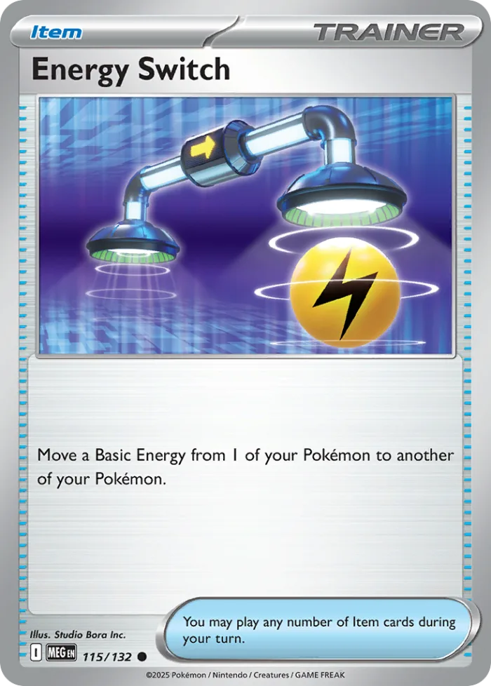 Energy Switch #115 Mega Evolution Pokemon card