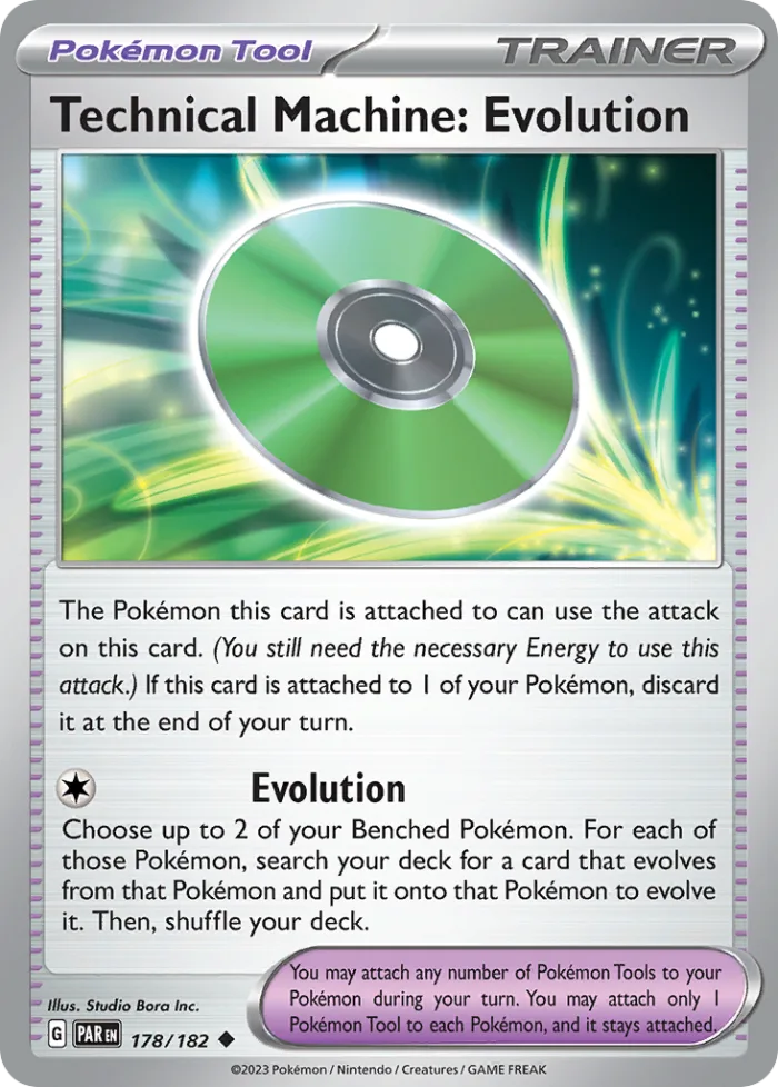 Technical Machine: Evolution #178 Paradox Rift Pokemon card