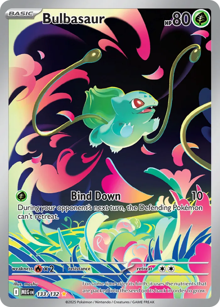 Bulbasaur #133 Mega Evolution Pokemon card