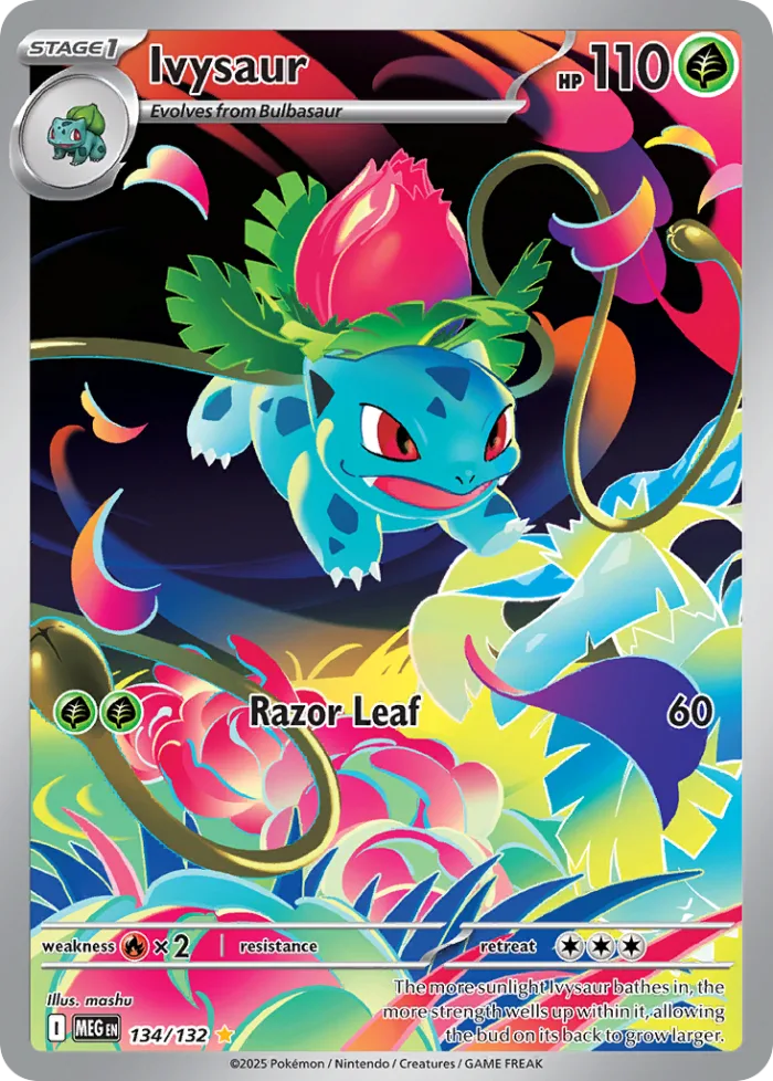 Ivysaur #134 Mega Evolution Pokemon card
