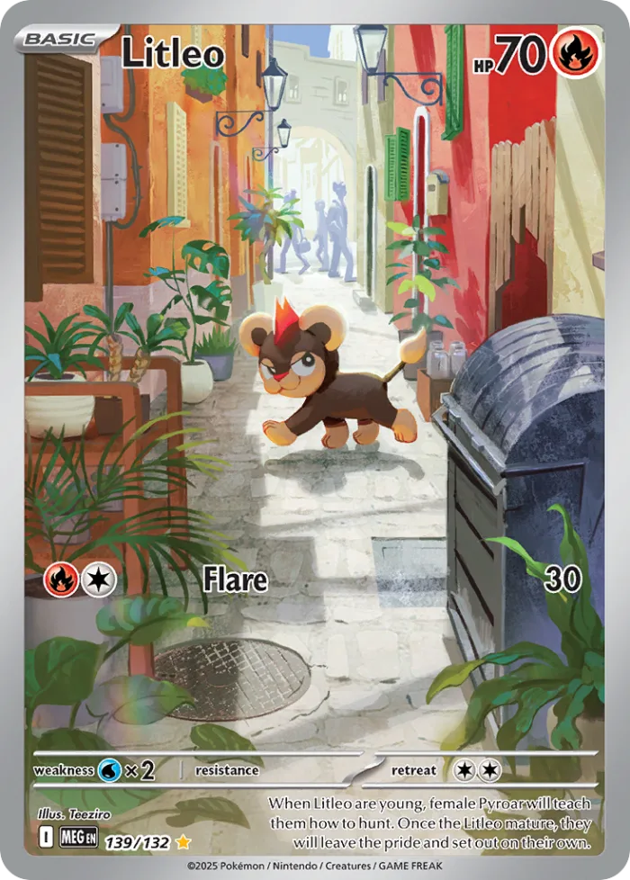 Litleo #139 Mega Evolution Pokemon card