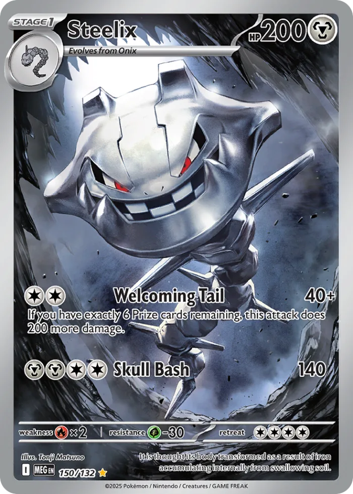 Steelix #150 Mega Evolution Pokemon card