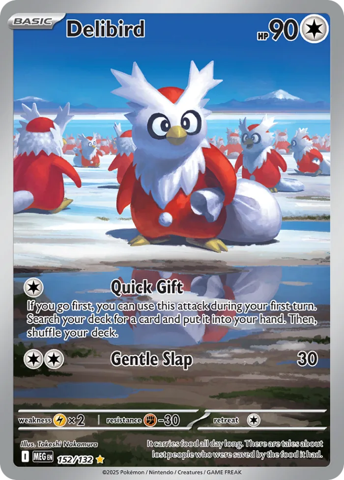 Delibird #152 Mega Evolution Pokemon card