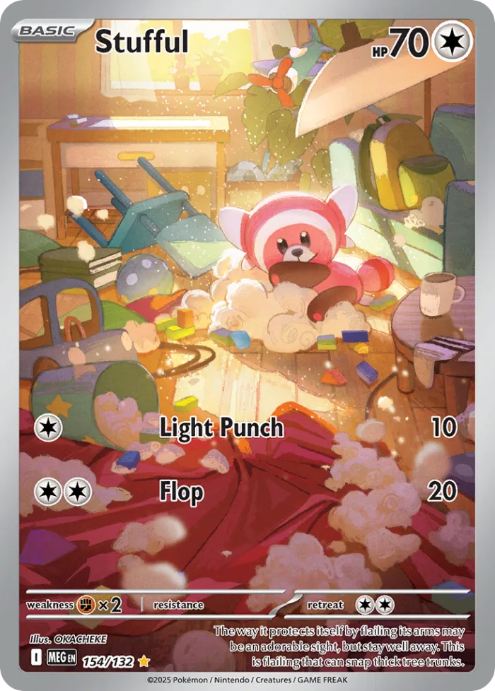 Stufful #154 Mega Evolution Pokemon card