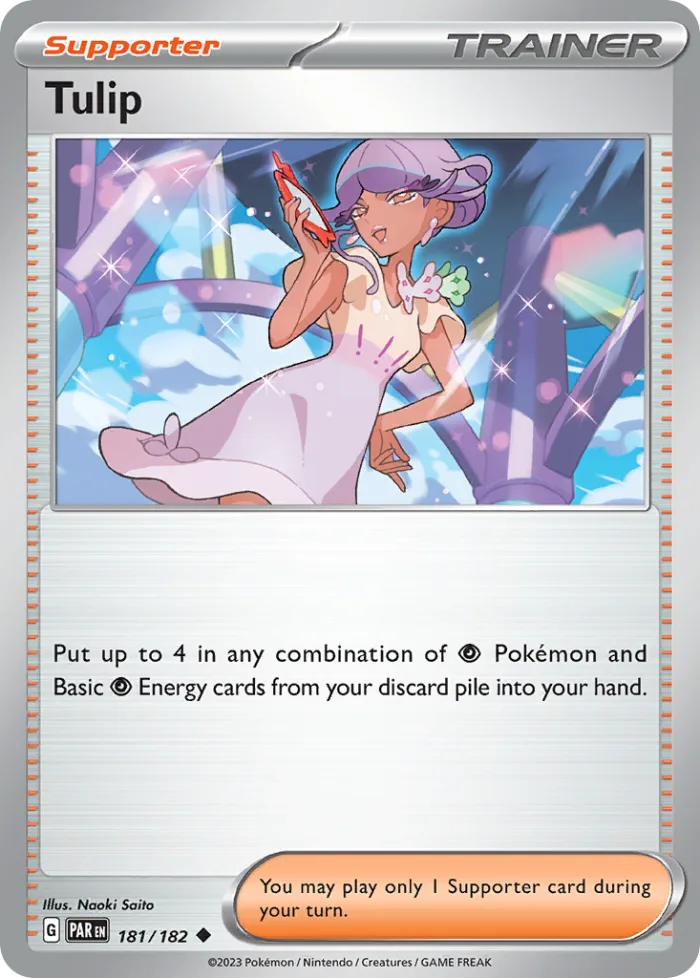 Tulip #181 Paradox Rift Pokemon card