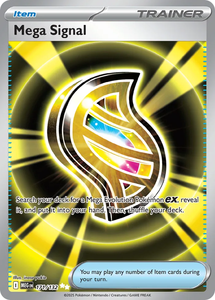 Mega Signal #171 Mega Evolution Pokemon card
