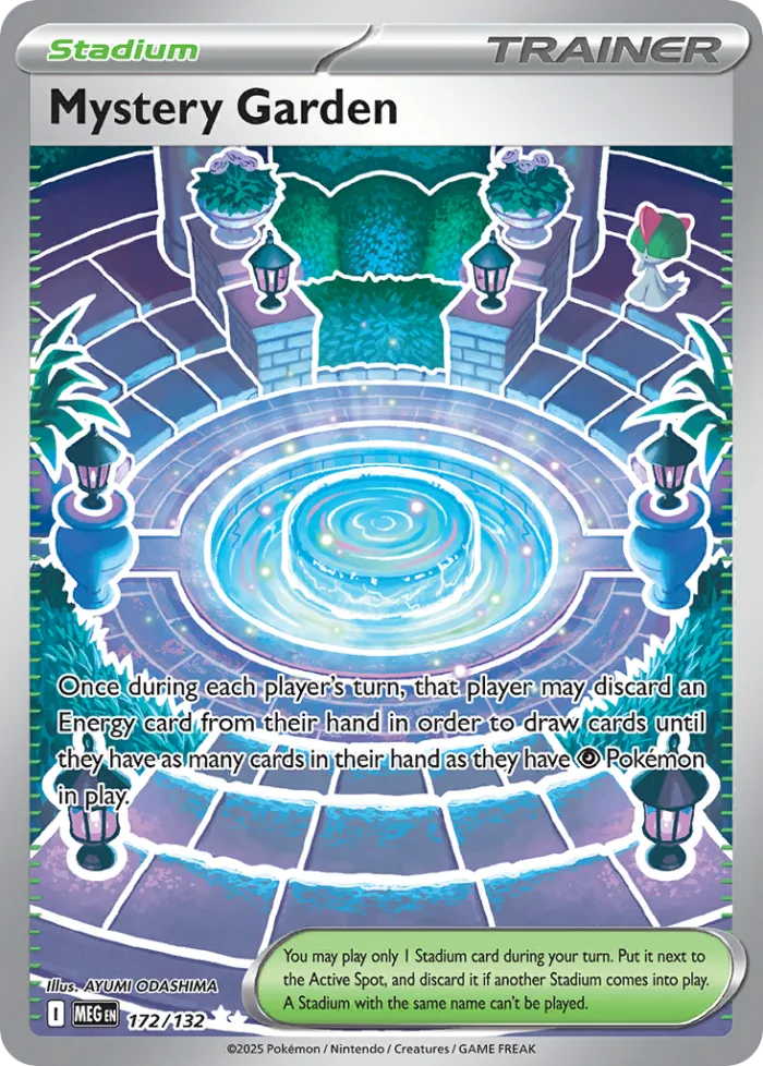 Mystery Garden #172 Mega Evolution Pokemon card