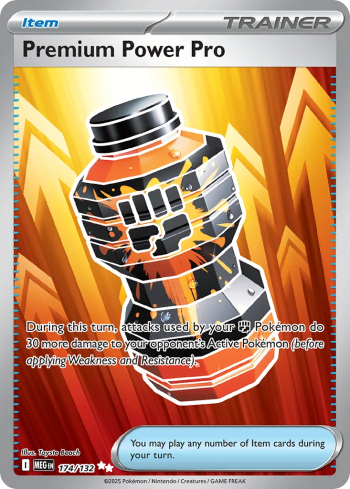 Premium Power Pro #174 Mega Evolution Pokemon card