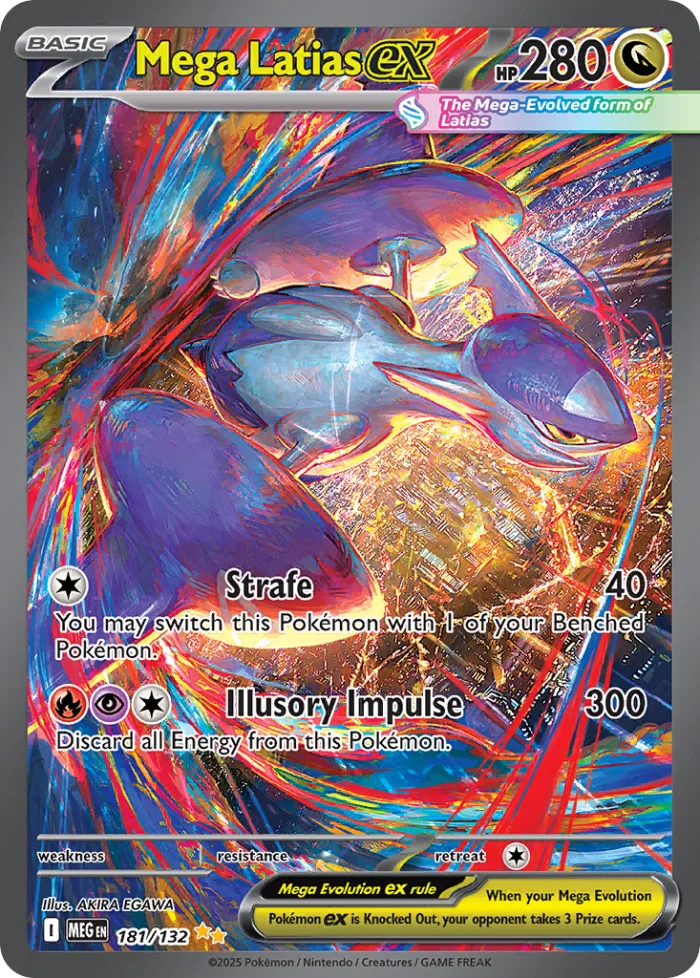 Mega Latias ex #181 Mega Evolution Pokemon card