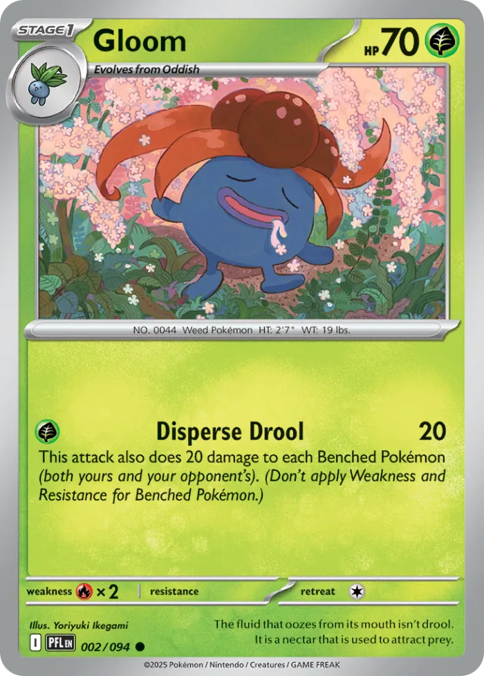Gloom #2 Phantasmal Flames Pokemon card