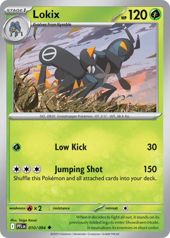 Lokix #10 Phantasmal Flames Pokemon card