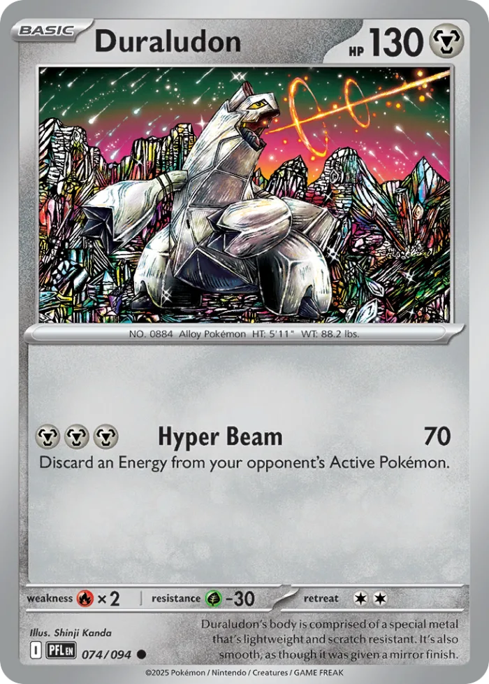 Duraludon #74 Phantasmal Flames Pokemon card