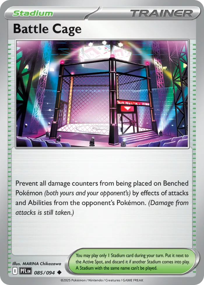 Battle Cage #85 Phantasmal Flames Pokemon card