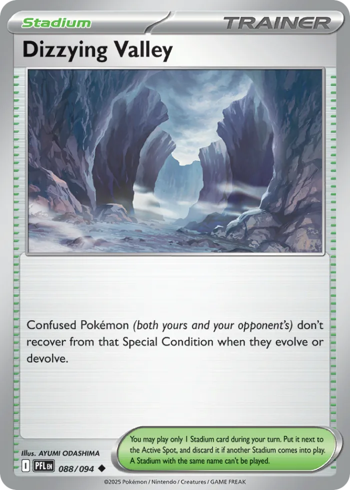 Dizzying Valley #88 Phantasmal Flames Pokemon card