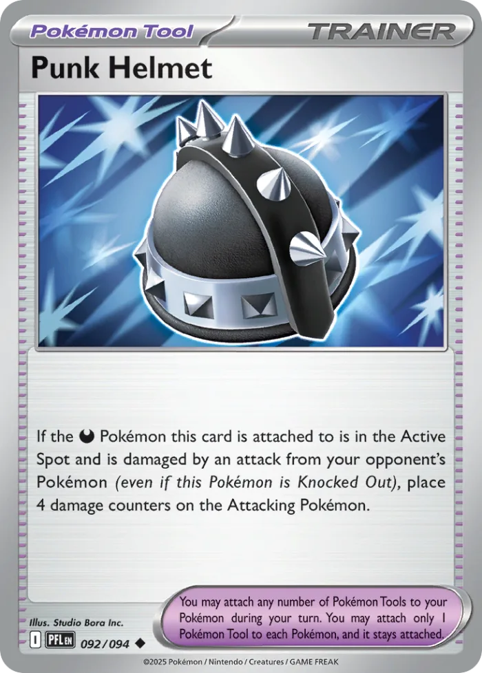 Punk Helmet #92 Phantasmal Flames Pokemon card