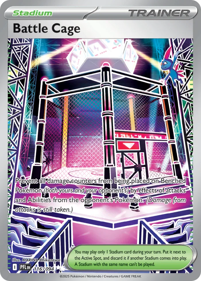 Battle Cage #116 Phantasmal Flames Pokemon card