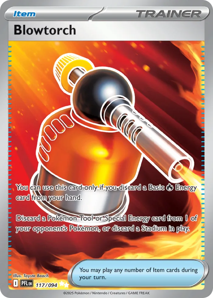Blowtorch #117 Phantasmal Flames Pokemon card