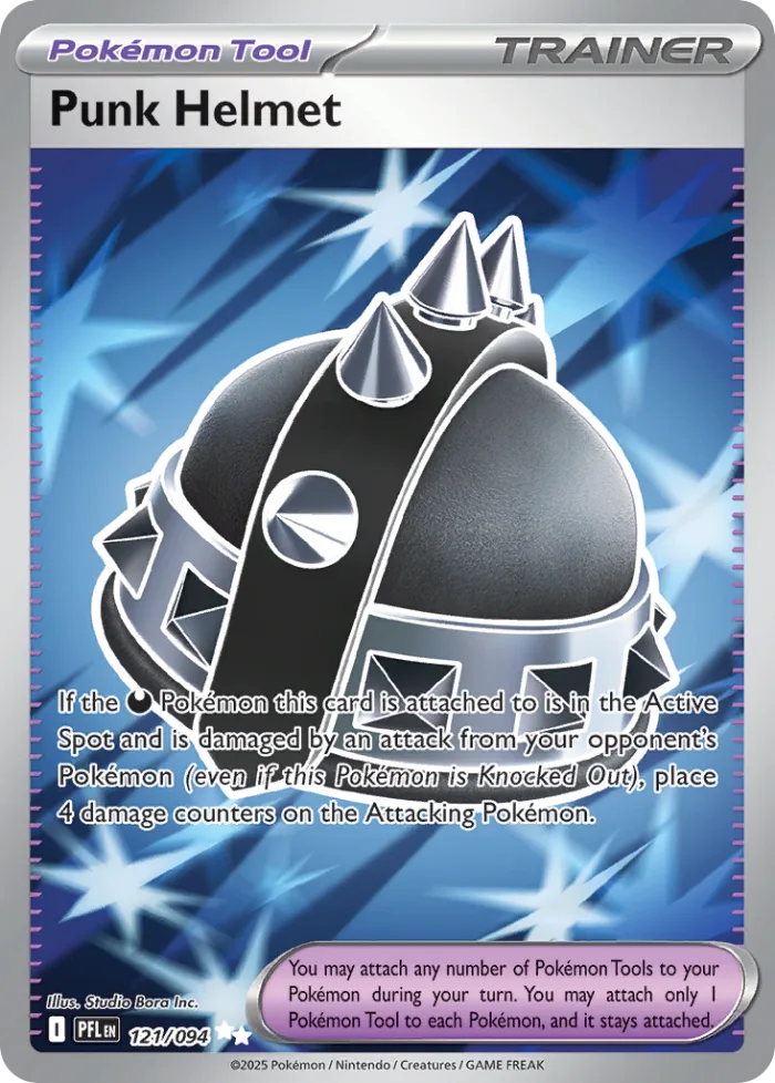 Punk Helmet #121 Phantasmal Flames Pokemon card