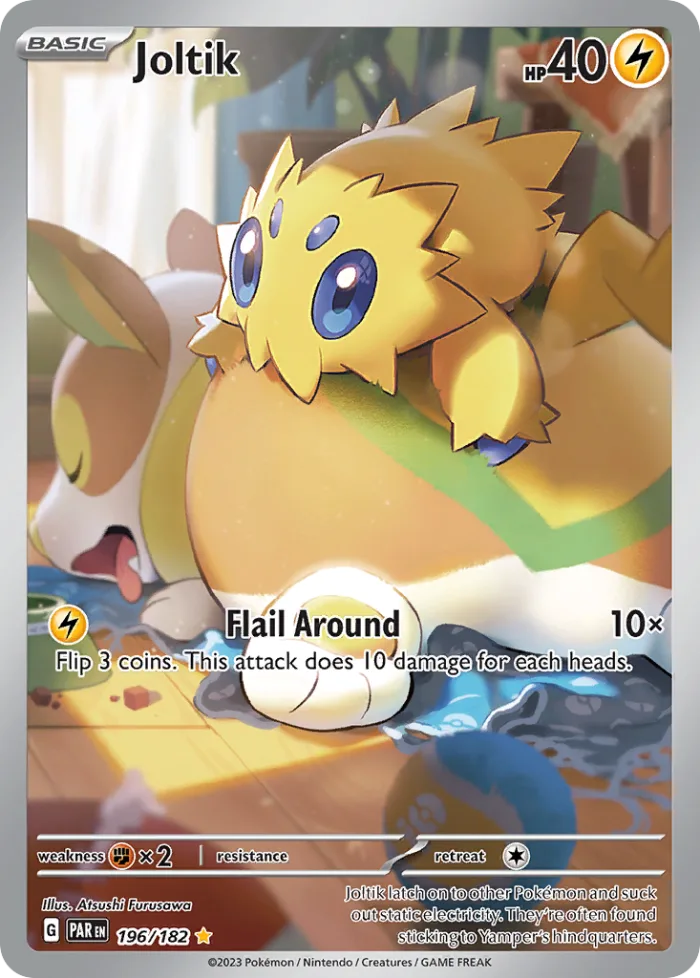 Joltik #196 Paradox Rift Pokemon card