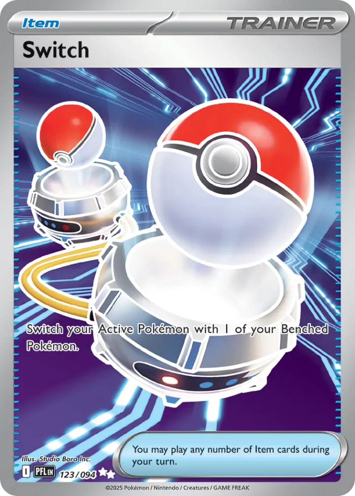 Switch #123 Phantasmal Flames Pokemon card