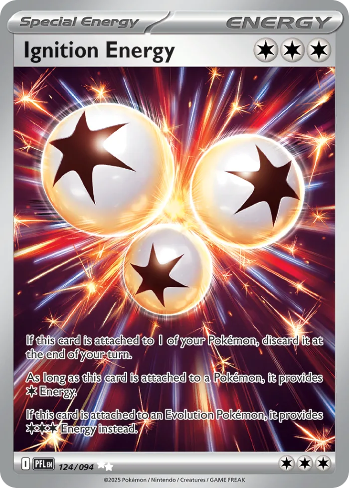 Ignition Energy #124 Phantasmal Flames Pokemon card